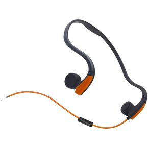 Bone Conduction Headphones, Open-Ear Wired Bone Conduction Outdoor Headphones, Noise Reduction with Mic, for Running, Sports, Fitness,Orange in Kuwait