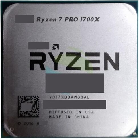 R 7 1700X R7 Pro 3.4 GHz Eight-Core CPU Processor YD170XBCM88AE YD17XBBAM88AE Socket AM4 in Saudi Arabia