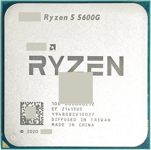 معالج وحدة المعالجة المركزية R 5 5600G R5 3.9 جيجا هرتز سداسي النواة اثني عشر خيط 65 واط L3 = 16 متر 100-000000252 مقبس AM4 in Saudi Arabia