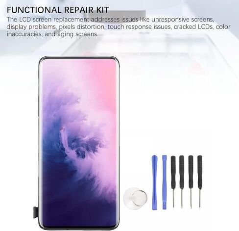 استبدال محول رقمي لشاشة اللمس للهاتف Ciciglow، شاشة بديلة LCD مقاس 6.67 بوصة، 1440 × 3120 بكسل، 19.5:9، مع أدوات إصلاح، لـ 7 Pro in Kuwait