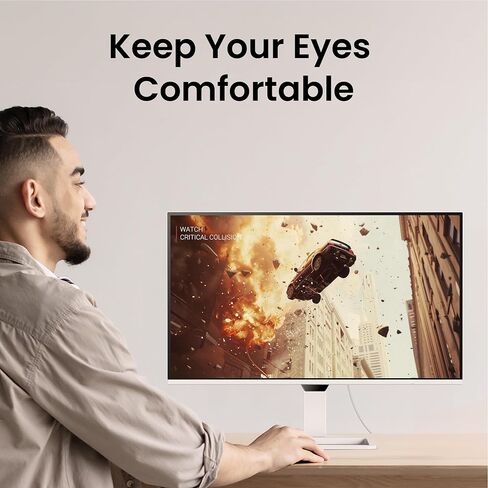 شاشة الوسائط BenQ EW270Q QHD، تغطية ألوان 90% P3، معدل تحديث 200 هرتز، مكبرات صوت مزدوجة 5 وات، 65 وات USB-C، متعة سمعية وبصرية استثنائية in Saudi Arabia