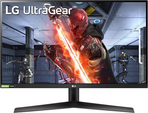 شاشة LG 27GN600-B Ultragear مقاس 27 بوصة IPS LED FHD G-Sync متوافقة مع HDR (DisplayPort، HDMI) - أسود in Saudi Arabia