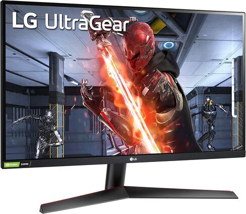 شاشة LG 27GN600-B Ultragear مقاس 27 بوصة IPS LED FHD G-Sync متوافقة مع HDR (DisplayPort، HDMI) - أسود in Saudi Arabia
