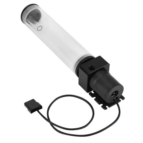 19W 12v CPU Water Cooling Pumpe Reservoir DIY Combo, 800L/H, G 1/4" Thread Port, PC CPU Water Cooling System Heat Exchanger Tool, Transparent Acrylic Material, Easy Install(300mm) in Saudi Arabia