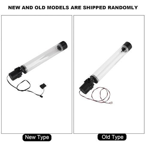 19W 12v CPU Water Cooling Pumpe Reservoir DIY Combo, 800L/H, G 1/4" Thread Port, PC CPU Water Cooling System Heat Exchanger Tool, Transparent Acrylic Material, Easy Install(300mm) in Saudi Arabia