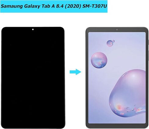 LCD Display Compatible with Samsung Galaxy Tab A 8.4 (2020) SM-T307U 8.4 inch Touch Screen Digitizer Assembly Replacement Parts Frame with Toolkit in Saudi Arabia