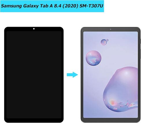 AMOLED LCD Display Compatible with Samsung Galaxy Tab A 8.4 (2020) SM-T307U 8.4 inch Touch Screen Digitizer Assembly Replacement Parts with Toolkit in Saudi Arabia