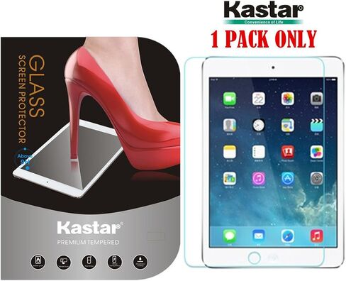 واقي شاشة Kastar iPad 2/iPad 3/iPad 4 (عبوة واحدة)، واقي شاشة زجاجي شفاف مقوى ممتاز لجهاز Apple iPad2 / iPad3 / iPad4 ومع شاشة Retina in Saudi Arabia