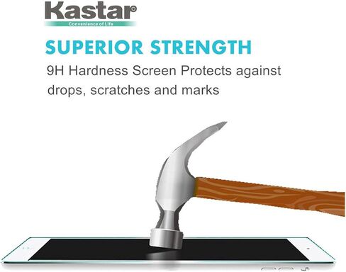 واقي شاشة Kastar iPad 2/iPad 3/iPad 4 (عبوة واحدة)، واقي شاشة زجاجي شفاف مقوى ممتاز لجهاز Apple iPad2 / iPad3 / iPad4 ومع شاشة Retina in Saudi Arabia