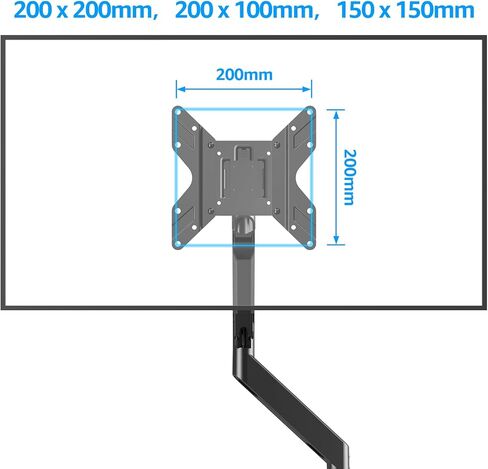 MOUNTUP RGB Single Monitor Arm VESA Mount Extender in Saudi Arabia