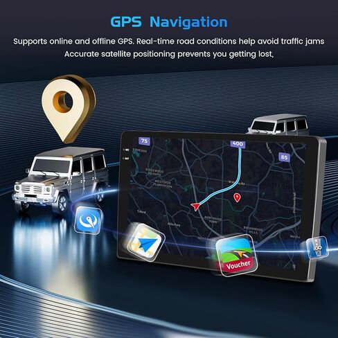 4G 64G for Honda Element 2002-2006 Radio CarPlay 10.1" Incell Touchscreen Car Stereo Android 15 Android Auto Bluetooth 5.0 GPS WiFi 18UI Backup Camera in Kuwait
