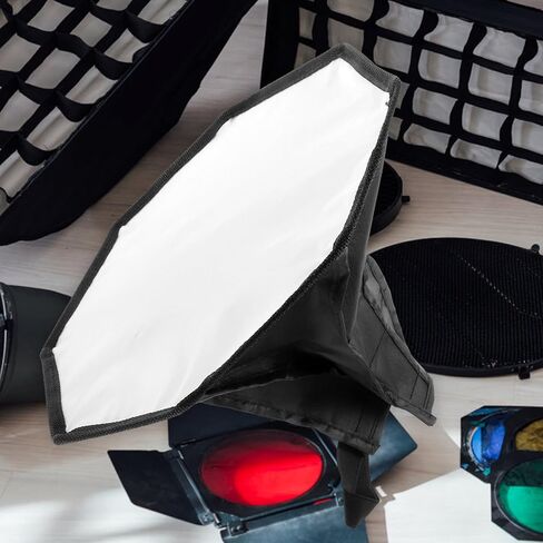 Kisangel التصوير الفوتوغرافي Softbox ضوء الناشر غطاء مصباح فلاش مثمن للكاميرا Speedlight المحمولة عاكس ضوء لينة معدل للصور والتصوير التجاري in Kuwait