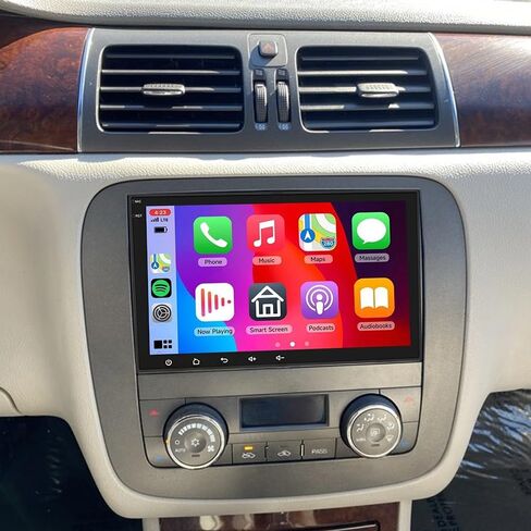 2 + 32 جيجا ستيريو سيارة مزدوج Din لسيارة Buick Lucerne 2006-2011 Wireless Carplay Android Auto 8 بوصة راديو لمس لوحدة Buick Lucerne Head Unit كاميرا احتياطية Carplay Android Auto GPS Navigation Mirror Link in Kuwait