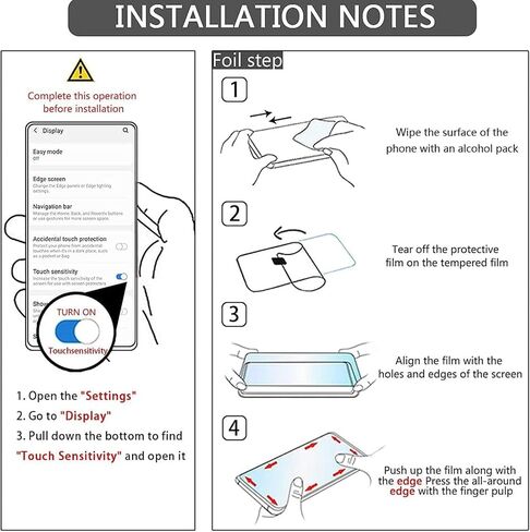[2+2 Pack] Galaxy S23 Ultra Screen Protector, 9H Tempered Glass Scratch Resistant, Ultrasonic Fingerprint Support, For Samsung Galaxy S23 Ultra 5G Glass Screen Protector in Saudi Arabia