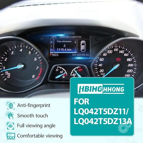 4.2 Inches LCD Display Color for 2014-2016 Ford Escape 2013-2016 Ford Focus Display Replacement 150 MPH Speedometer Instrument Fit LQ042T5DZ11, LQ042T5DZ13A with Repair Tools in Saudi Arabia