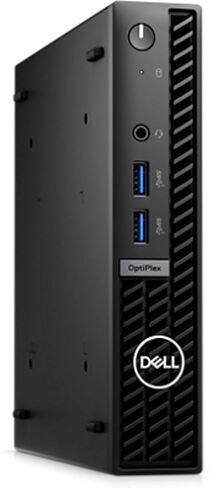 الكمبيوتر المكتبي Dell Optiplex 7010 Micro Tower (2023) | كور i5-13500T - محرك الأقراص الصلبة SSD سعة 512 جيجابايت - ذاكرة الوصول العشوائي 32 جيجابايت | 14 مركزًا بسرعة 4.6 جيجا هرتز، Win 11 Home Black (متجدد) in Kuwait