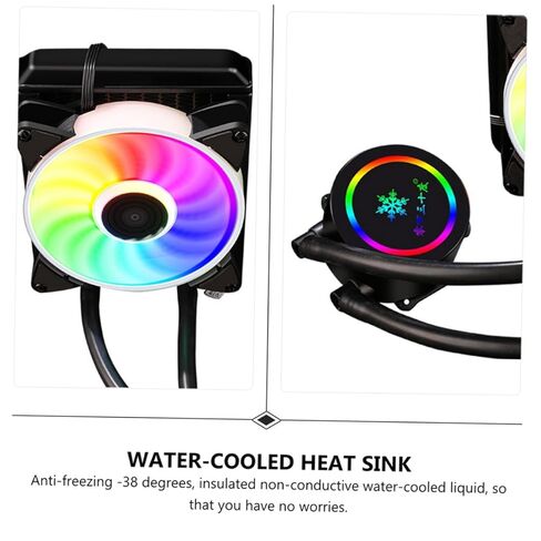 BESPORTBLE Liquid CPU Radiator Cooler 120mm All-in-one Water Cooling System for Gaming Desktop Pcs, Professional CPU Radiator with High-Performance Fan, Compatible with Intel Socket, RGB in Kuwait