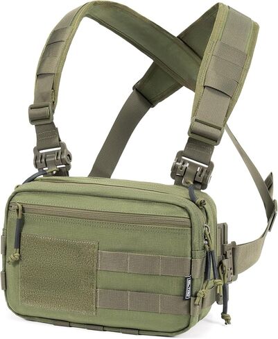 Tactical Chest Rig Bag Concealed Carry CCW Pack Molle Pouch IFAK EMT Medical Organizer for Outdoor Hunting Shooting Hiking with Quick Release Harness in Kuwait