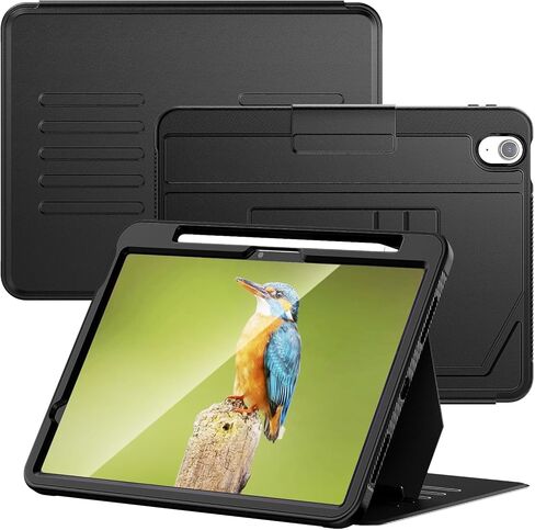 Magnetic Case for iPad Air 11 Inch M3 2025 & M2 2024 - Strong Magnet Slim Fit, Drop/Scratch-Resistant with Pen Holder, Card Slot & Stand, Business Purple in Saudi Arabia
