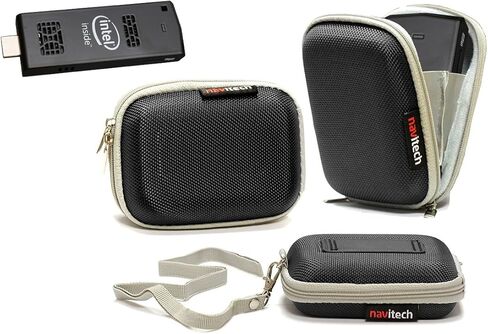 Navitech Black Hard Protective Mini PC Stick Case Compatible With Lenovo Ideacentre Stick 300 Mini in Saudi Arabia