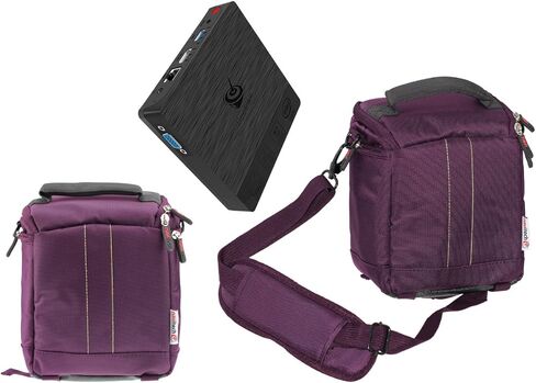 Navitech Purple Mini PC Bag Case Compatible With Orbsmart lüfterloser Mini PC in Saudi Arabia