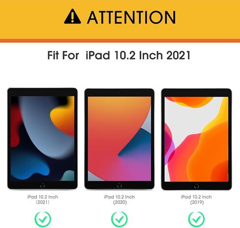 واقي شاشة OMOTON [3 عبوات] متوافق مع iPad 10.2 بوصة - واقي شاشة من الزجاج المقوى in Kuwait