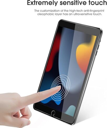 واقي شاشة OMOTON [3 عبوات] متوافق مع iPad 10.2 بوصة - واقي شاشة من الزجاج المقوى in Kuwait