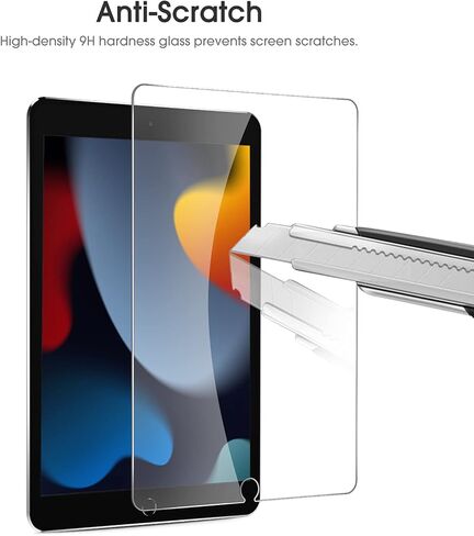 واقي شاشة OMOTON [3 عبوات] متوافق مع iPad 10.2 بوصة - واقي شاشة من الزجاج المقوى in Kuwait