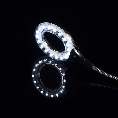 Jonlaki Universal عالية السطوع 18 قطعة مصباح LED محمول USB لإضاءة الكمبيوتر والكمبيوتر المحمول (أسود) in Saudi Arabia