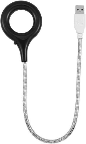 Jonlaki Universal عالية السطوع 18 قطعة مصباح LED محمول USB لإضاءة الكمبيوتر والكمبيوتر المحمول (أسود) in Saudi Arabia