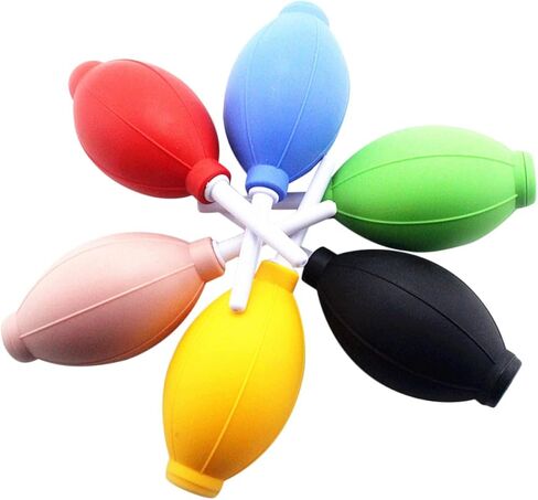 Alipis 6pcs Camera Lens Air Blower Dust Blowing Ball Set for Electronics and Eyelash Extensions, Compressed Air Pump for Precise Dust Removal in Saudi Arabia