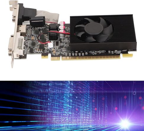 Pomya GT730 2GB GDDR3 Graphics Card, Core Frequency 810MHz, Cooling Fan, 2560x1600 Resolution, PCI Express 2.0 16X Slot, Support for 10, for Vista, for Linux, 11, 7, 8 (GT730 2GB in Saudi Arabia