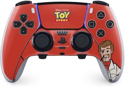 Skinit Decal Gaming Skin Compatible with PS5 DualSense Edge Pro Controller - Officially Licensed Disney Toy Story Duke Caboom Design in Saudi Arabia
