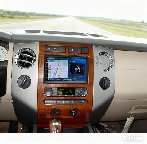 7’’ Car Stereo Radio for Ford Expedition 2007-2014 with Wireless with Carplay Android Auto, Touch Screen for Expedition Upgrade Radio, GPS, WiFi, Bluetooth, EQ DSP. FM, SWC, Mic, Backup Cam in Saudi Arabia