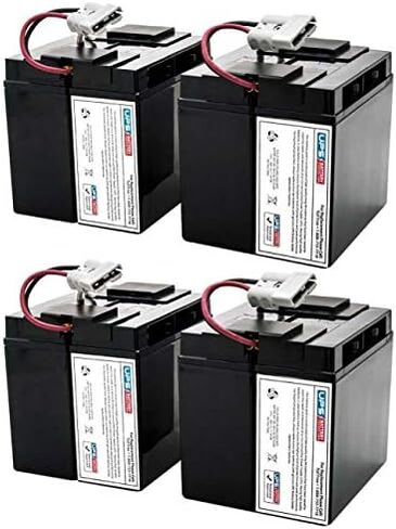 (2) RBC55 Compatible Replacement Battery Set for SUA5000RMT5U, SUA5000R5TXFMR - Plug & Play by UPSBatteryCenter® in Saudi Arabia