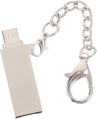 محول قارئ بطاقة ذاكرة Micro USB مع محول بيانات الهاتف للهواتف الذكية المحمولة، قارئ بطاقة ذاكرة USB متوافق مع وحدة تخزين متنقلة رقمية آمنة صغيرة in Kuwait