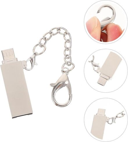 Micro USB 2.0 Memory Card Reader Adapter for Mobile Phones Portable USB Reader with Card Slot Compatible for Data Transfer and Mobile Devices in Saudi Arabia