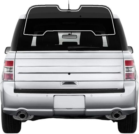 AUTOTEK Precut Window Tint Film Front Two Door Windows Tint Film Cars Sun Blocking Protection Privacy Anti Shatter Glass 2 Ply Computer Cut Any Tint Shade for Ford Flex 2013-2019 in Saudi Arabia