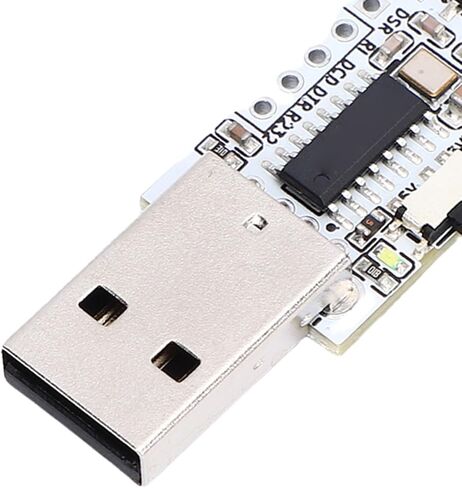 EBTOOLS USB إلى TTL وحدة محول محول تسلسلي، واجهة USB كاملة السرعة، 3.3 فولت 5 فولت دعم الجهد المزدوج، نطاق معدل الباود 50 بت في الثانية إلى 2 ميجابت في الثانية، مع سلك توصيل in Kuwait