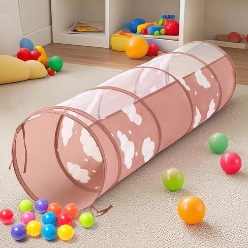 ألعاب نفق اللعب للأطفال الصغار من إيتيريش، خيام منبثقة للأطفال أو الحيوانات الأليفة، هدية للصبيان والبنات الذين يلعبون النفق في الداخل والخارج (زهرة خضراء) in Kuwait