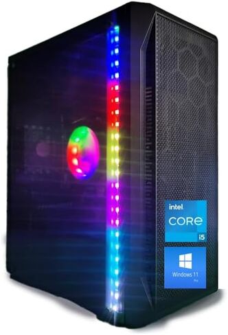 كمبيوتر Odyssey Essentials، i5-8500 حتى 4.1 جيجا هرتز، ذاكرة وصول عشوائي DDR4 سعة 16 جيجا بايت، محرك أقراص NVMe SSD سعة 1 تيرابايت، رسومات UHD، بلوتوث Wi-Fi، RGB LED، Windows 11 Pro x64 in Saudi Arabia