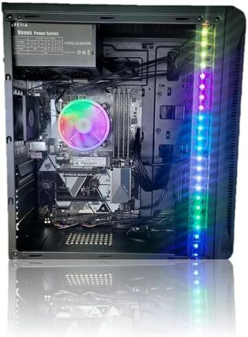 كمبيوتر Odyssey Essentials، i5-8500 حتى 4.1 جيجا هرتز، ذاكرة وصول عشوائي DDR4 سعة 16 جيجا بايت، محرك أقراص NVMe SSD سعة 1 تيرابايت، رسومات UHD، بلوتوث Wi-Fi، RGB LED، Windows 11 Pro x64 in Saudi Arabia