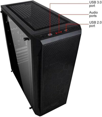 كمبيوتر Odyssey Essentials، i5-8500 حتى 4.1 جيجا هرتز، ذاكرة وصول عشوائي DDR4 سعة 16 جيجا بايت، محرك أقراص NVMe SSD سعة 1 تيرابايت، رسومات UHD، بلوتوث Wi-Fi، RGB LED، Windows 11 Pro x64 in Saudi Arabia