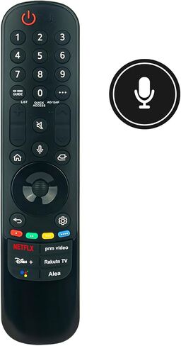 جهاز التحكم عن بعد لاستبدال الصوت ينطبق على تلفزيون LG 50UQ7070ZUE 43UQ7070ZUD 55UQ7070ZUE 50UQ8000AUB 65NANO80AQA 86QNED90UQA 75QNED85UQA 28LM400B-PU 43UQ7590PUB 55UQ8000AUB 70UN7070PUA OLED65C2AUA OLED42C2AUA in Saudi Arabia