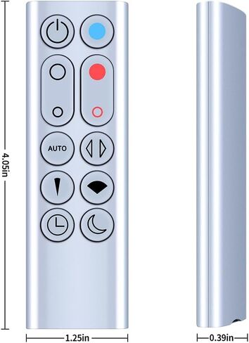 جهاز تحكم عن بعد بديل PZL لجهاز Dyson Hot + Cool Purifier Fan Heater HP02 HP03 - بدون بطارية، ABS in Kuwait