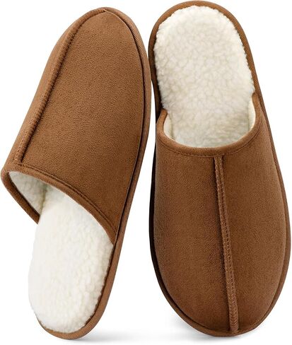 شبشب RockDove الرجالي Drift Micro-Suede Scuff مع بطانة ناعمة من صوف الشيربا ونعل داخلي من الإسفنج الذكي ونعل مضاد للانزلاق in Saudi Arabia