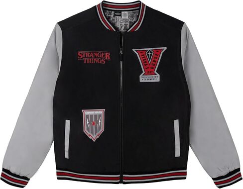 Stranger Things Varsity Zip Up Bomber Jacket Little Kid to Adult Sizes (4-5 - X-Large) in Saudi Arabia