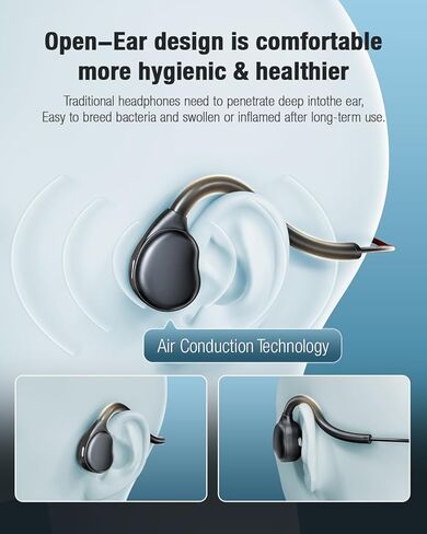 3.5mm Wired Headphones,Open Ear Headphones with Mic, Plug in Headset 3.5 mm Jack for Laptop, PC, Tablets,Traditional Phones,Car AUX, Nintendo Switch. in Saudi Arabia