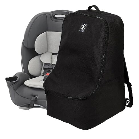 J.L. Childress Ultimate Backpack PREMIUM Padded Car Seat Travel Bag - Thick Padding, Heavy Duty Car Seat Backpack - Gate Check Bag for Car Seats - Fits All Car Seats & Booster Seats - Black in Saudi Arabia