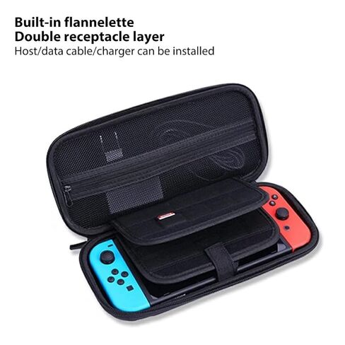USonline911 Large Capacity Case Carrying Cases Compatible for Nintendo Switch with 20 Game Cartridges, Hard Shell Travel Bag Protective Portable Carry Case in Saudi Arabia